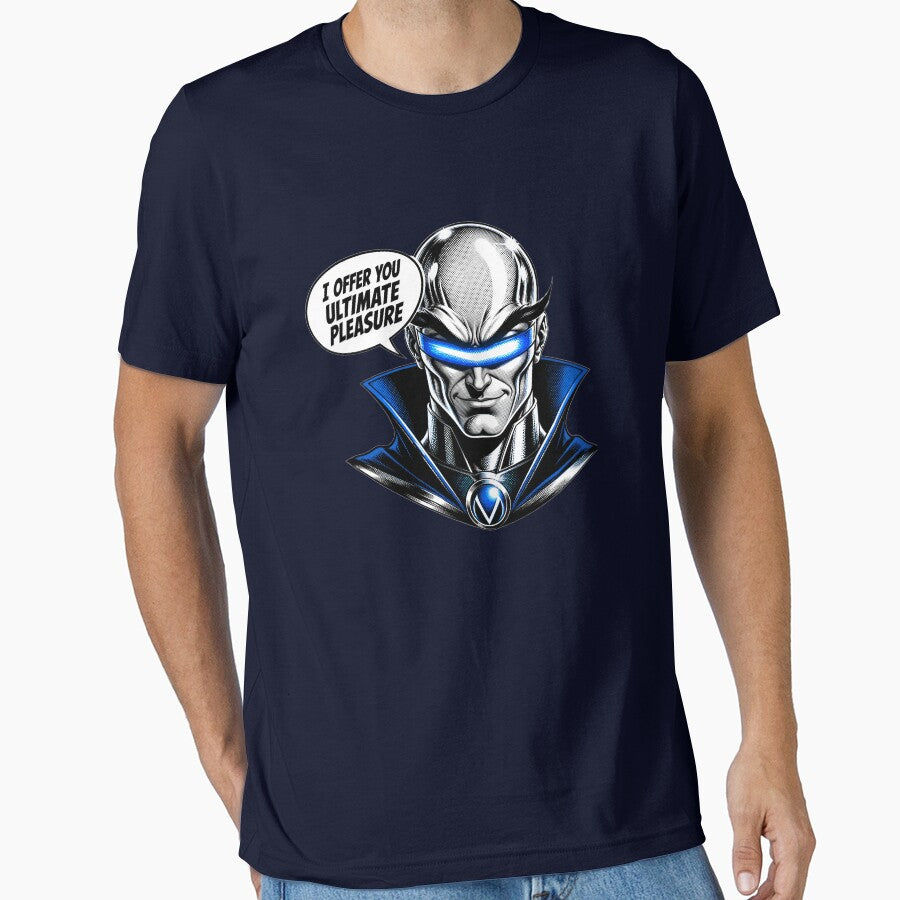Retro Comic Book Supervillain Pop Art Cyborg Visor by Threadnovax