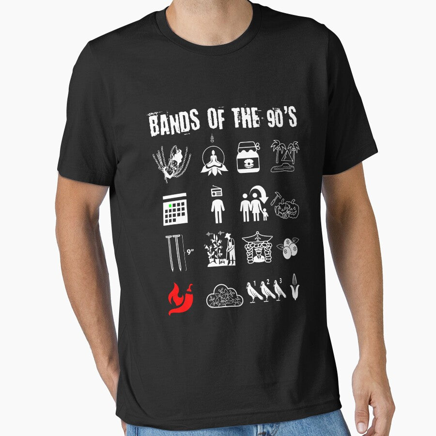 Funny Nerdy Iconic Alternative Rock Bands of The 90s by MabelWells