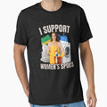 I Support Women’s Sports Funny Cleaning Lady Meme by DexertimaArt