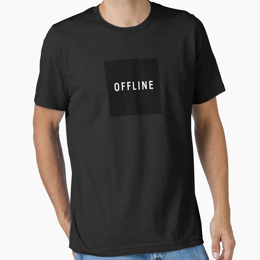 OFFLINE – Minimalist Introvert dark design by SkullVor