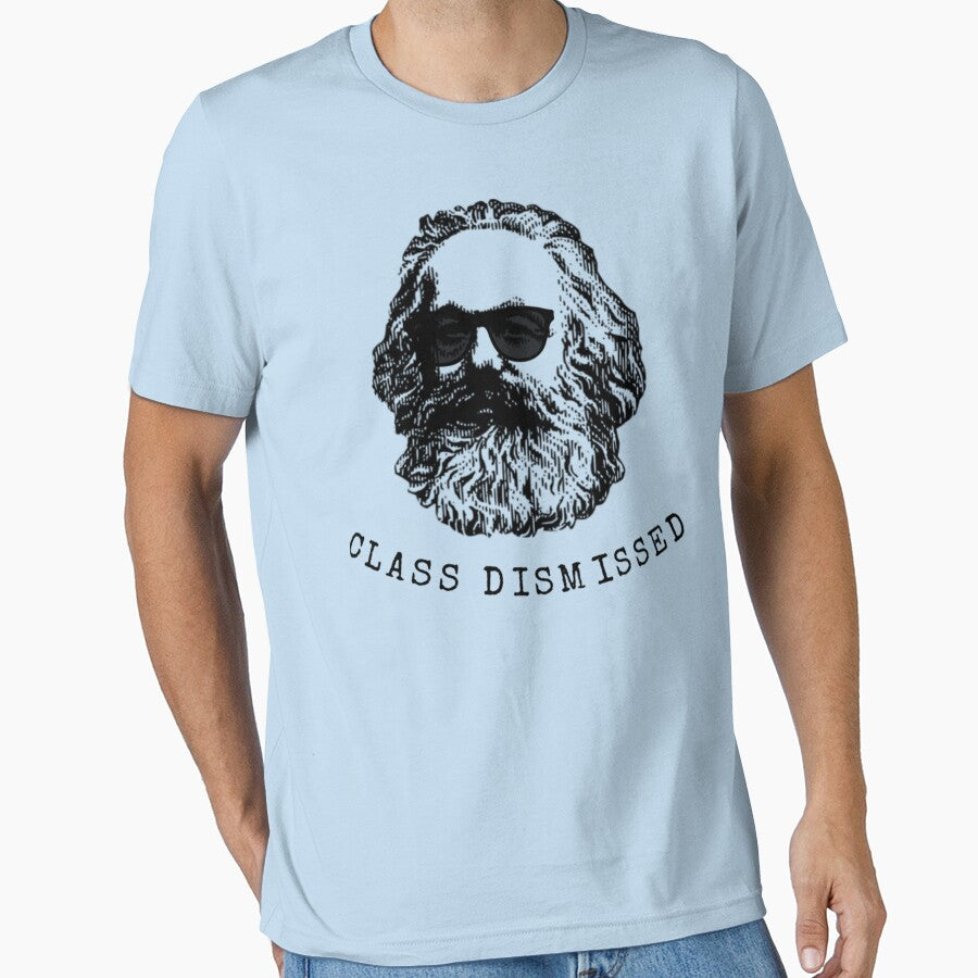 Cool Karl Marx Funny Socialism Class Dismissed Essential T-Shirt by Volker1Preschel