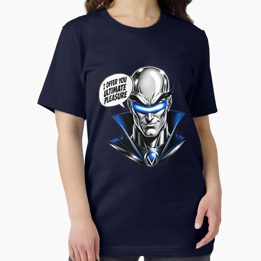 Retro Comic Book Supervillain Pop Art Cyborg Visor by Threadnovax