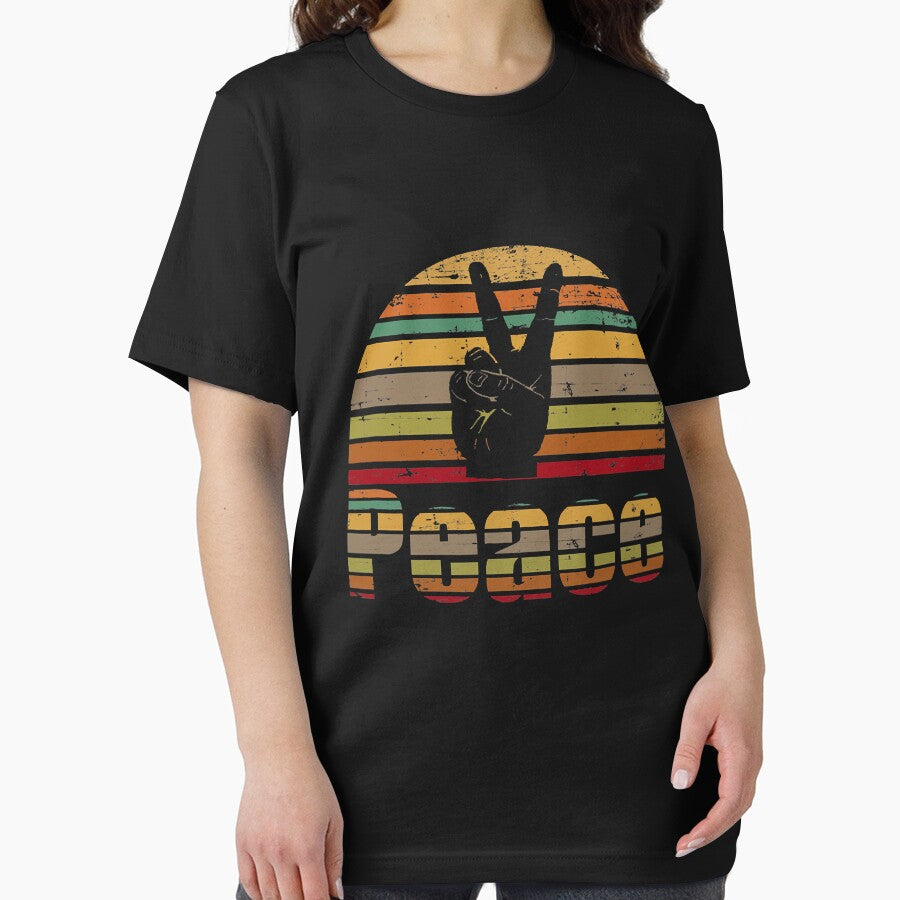 Peace Sign Retro Love 60's 70's Hippie by shannange