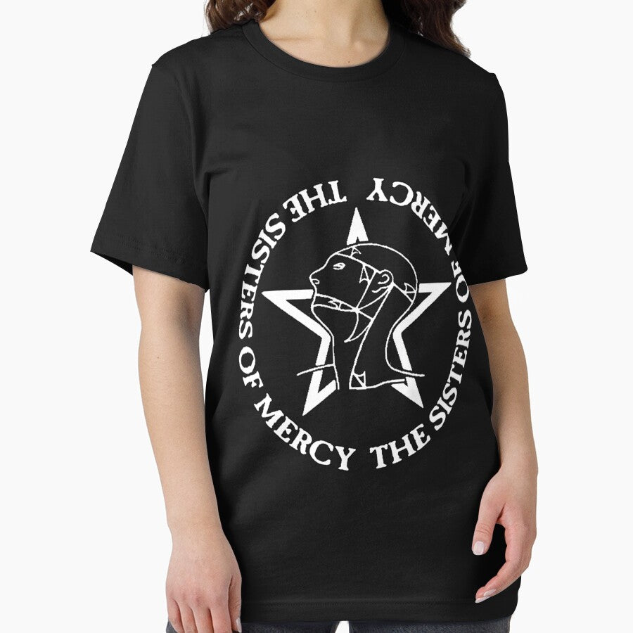 Retro The Sisters Of Mercy Logo Music Tribute Design by Thoennett