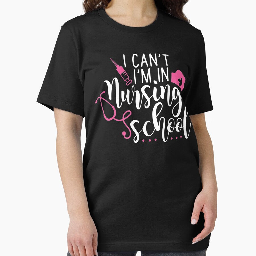 I Can'T I'M In Nursing School Funny Nurse Rn Lnp Gift by JosephFineArts