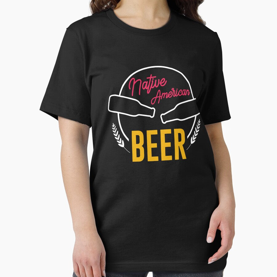 Native Drunk Beer is made by men wine by god - Beer Lover - Beer Fanatic - Beer is Life by mellinnshirts