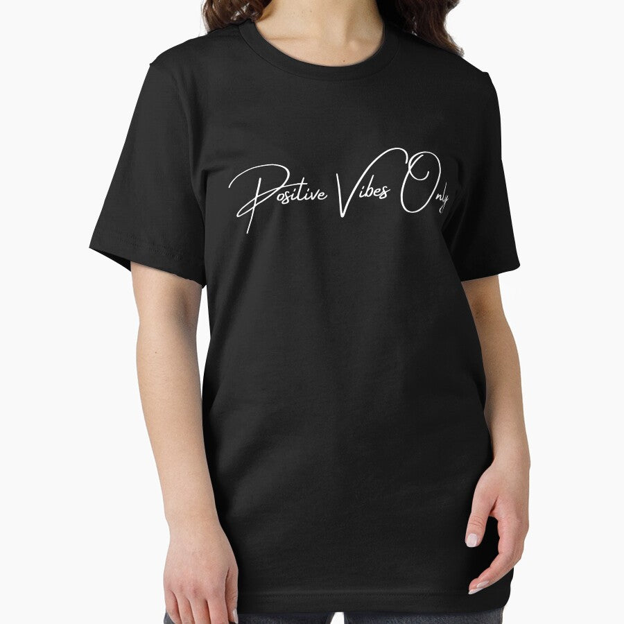 Vintage Positive Vibes only Cursive Typography by X-Trends