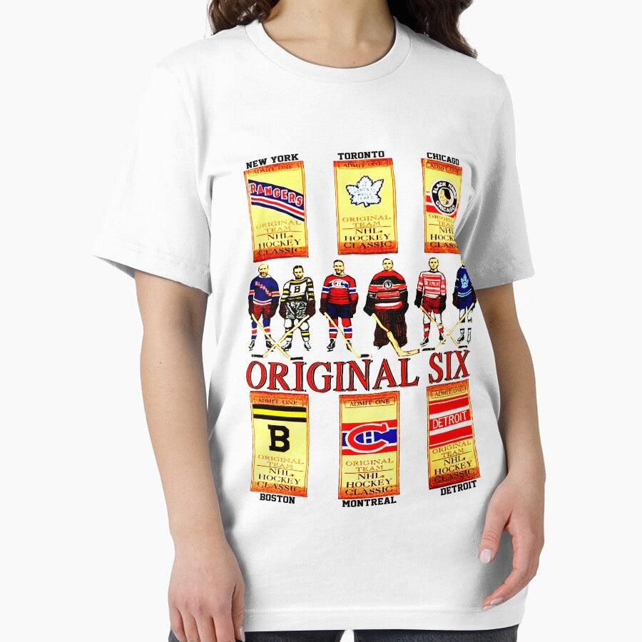 Vintage 90s NHL Original 6 Hockey by EsperasVera