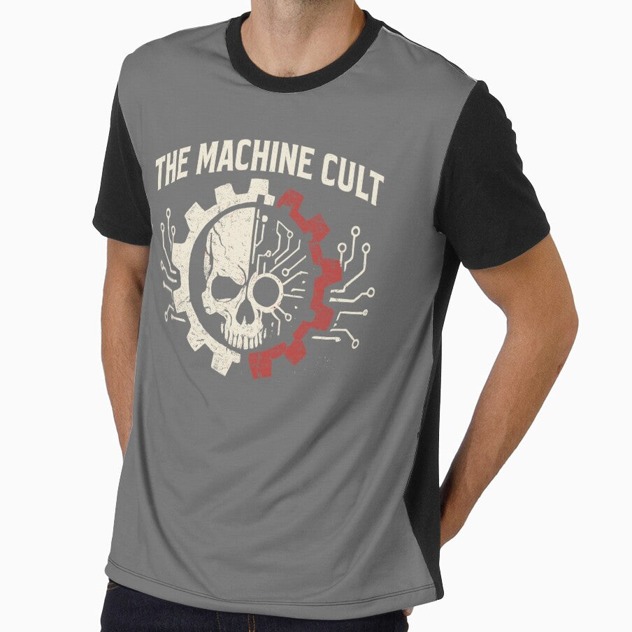 Mechanicus Skull w/ Typography (Style 2) by Syzygy Designs