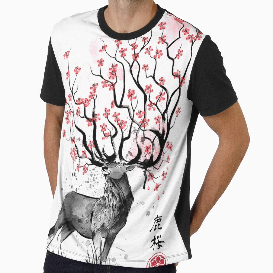 Sakura Deer by zoezowie79