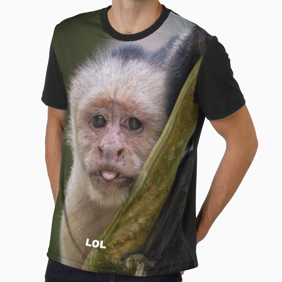 LOL Monkey Meme – Funny Cute Reaction Animal by WildFrameNature