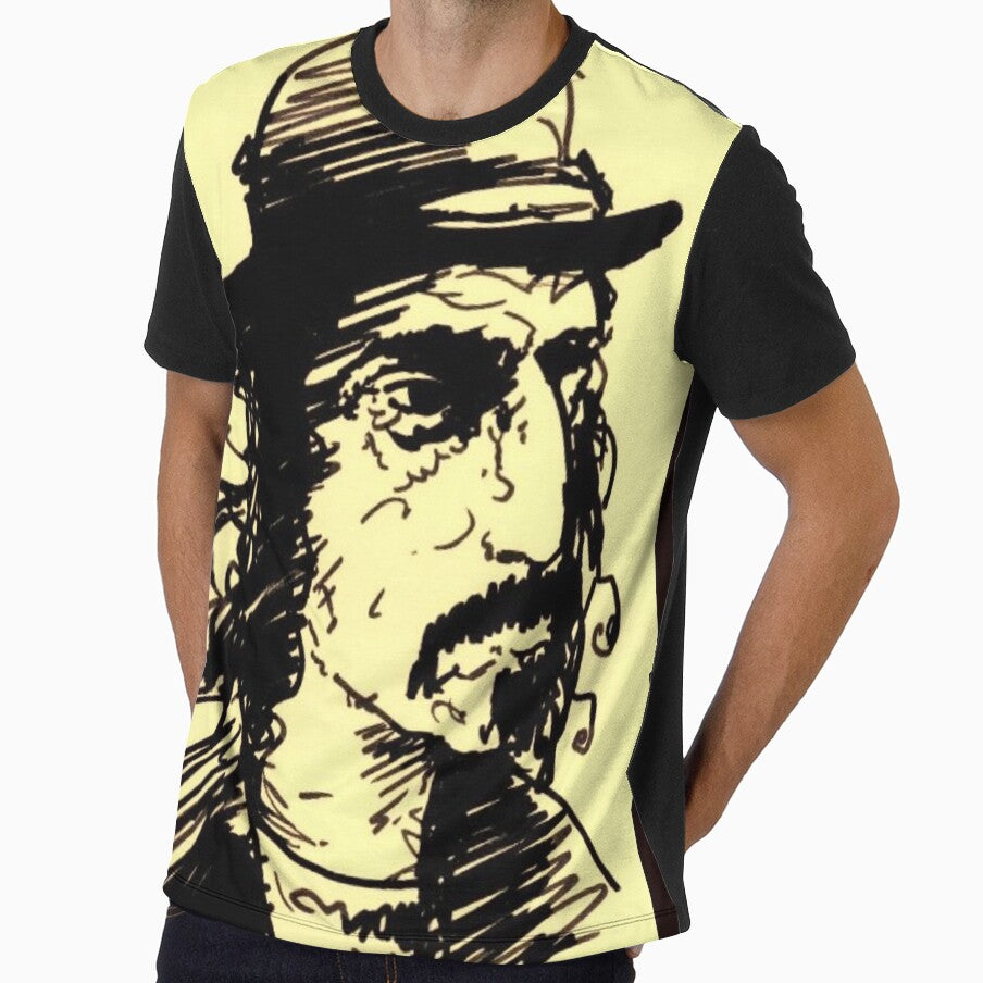 Frank Zappa Drawing by Anders Hoberg