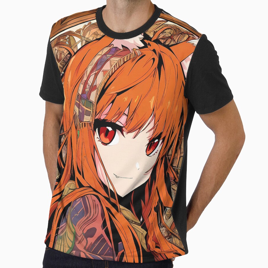 Holo Spice And Wolf Anime Girl Waifu Fantasy Ornamental Style by CarlosBender