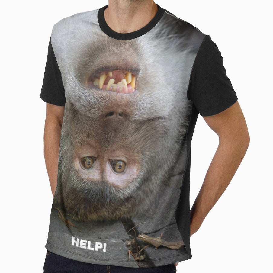 Help! Confused Monkey Meme – Funny Relatable Animal Panic Mood by WildFrameNature
