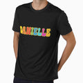 ❤️ Danielle Personalized Name Wavy Retro Shirt, Coffee Mug, Sticker Gift by HelixPedia