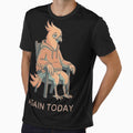 Again Today Phoenix Shirt – Minimal Tired Mood Vintage Style Tee by Mythic Ink Studio