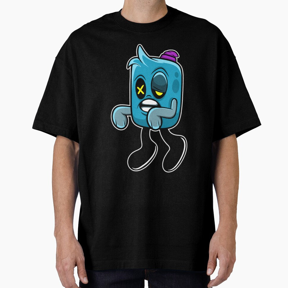 blue zombie cartoon by behold27