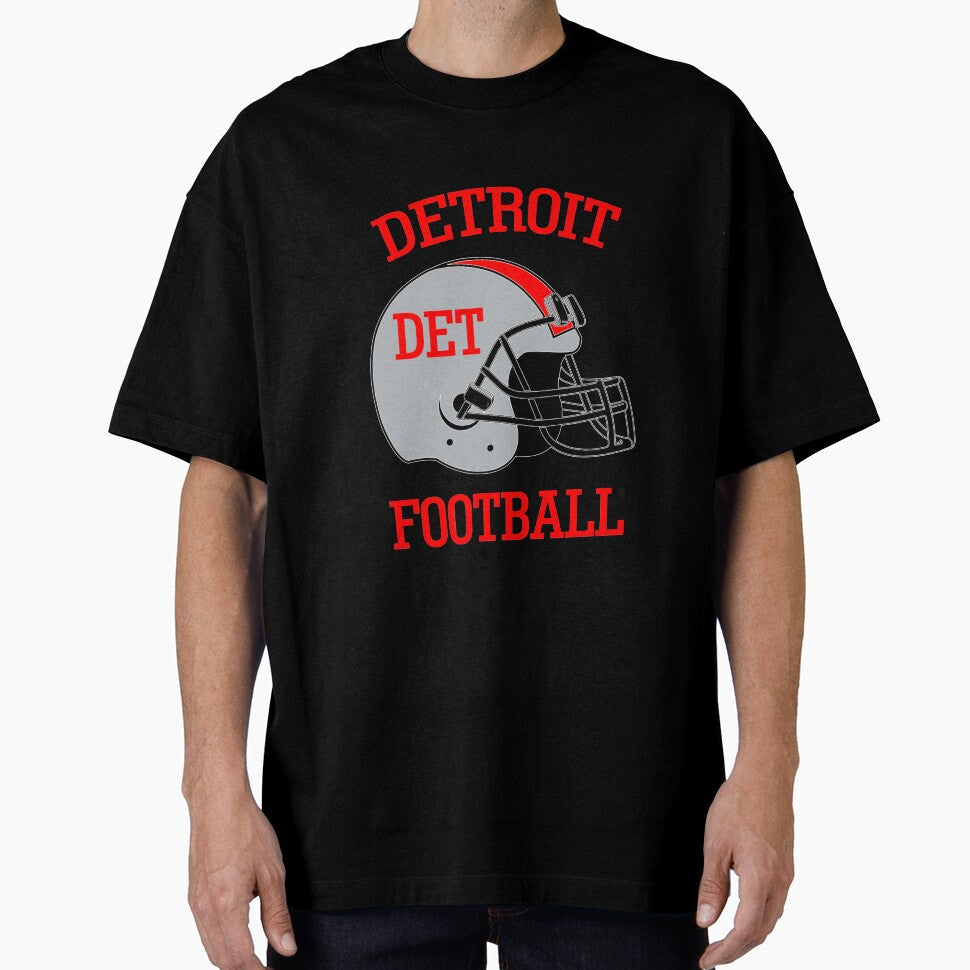 Detroit Football T-Shirt for Men and Women by AllStarMerch