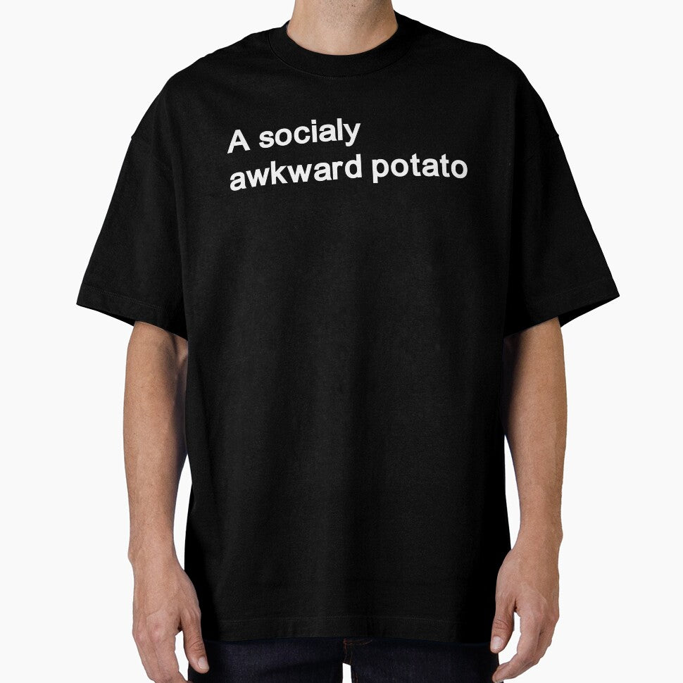 A socially awkward potato by Anxiety.