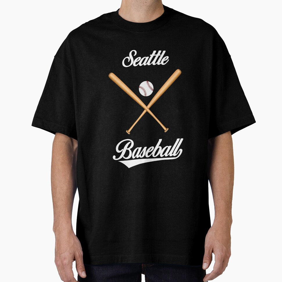 Seattle Baseball T-Shirt for Men and Women by AllStarMerch