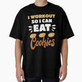 Junk Food I Workout So I Can Eat Cookies Funny Foodie by MagicSD Designs