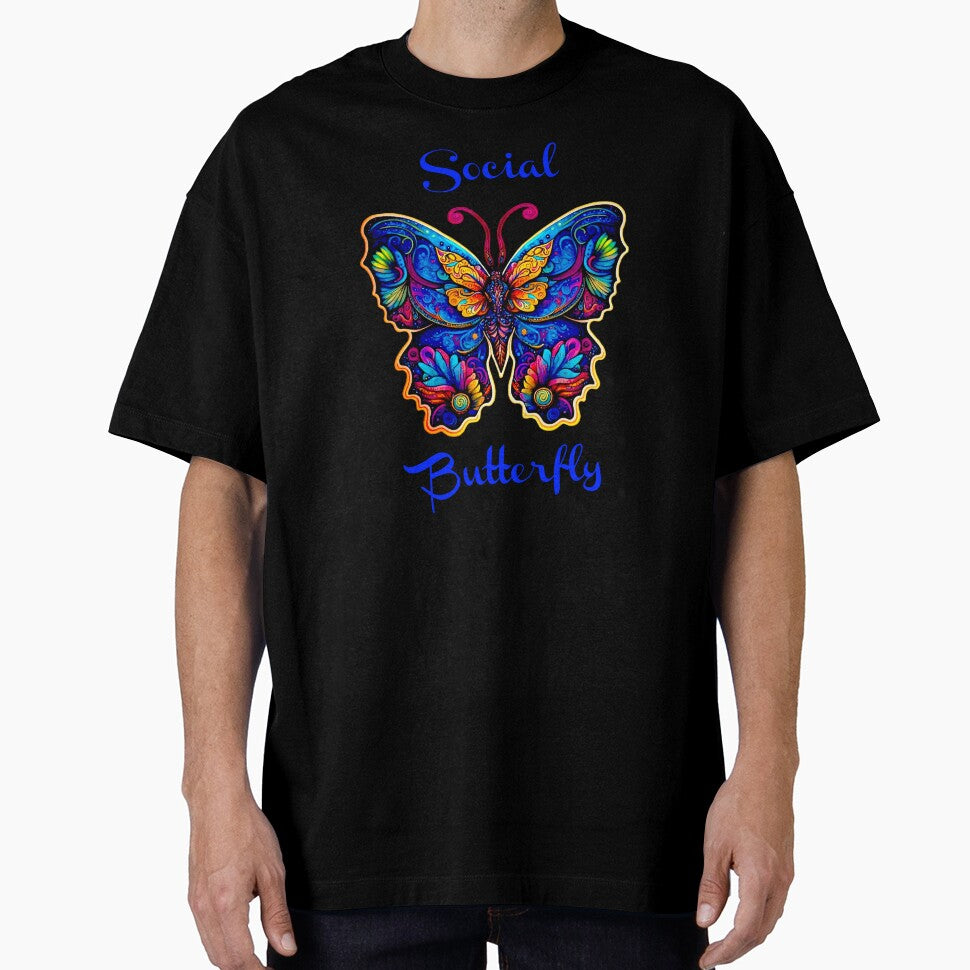 Colorful extrovert Social Butterfly by Atteestude
