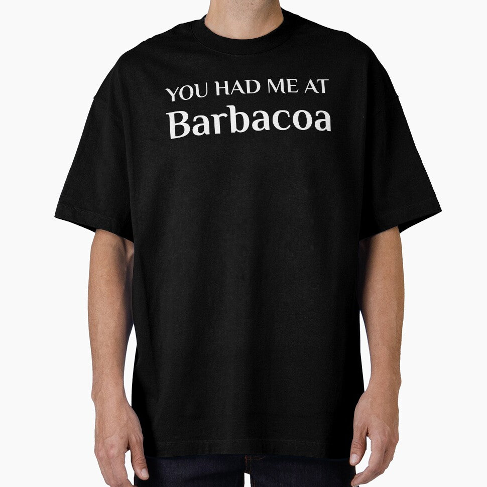 You Had Me At Barbacoa Funny Mexican Barbecue Food Fan by Creekman Designs