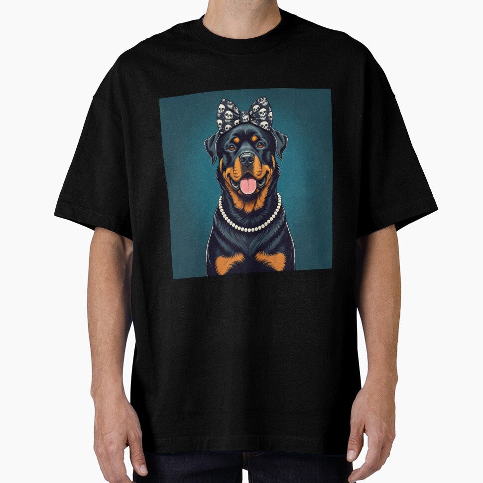 Happy Chic Rottweiler by Nocturne  Paws
