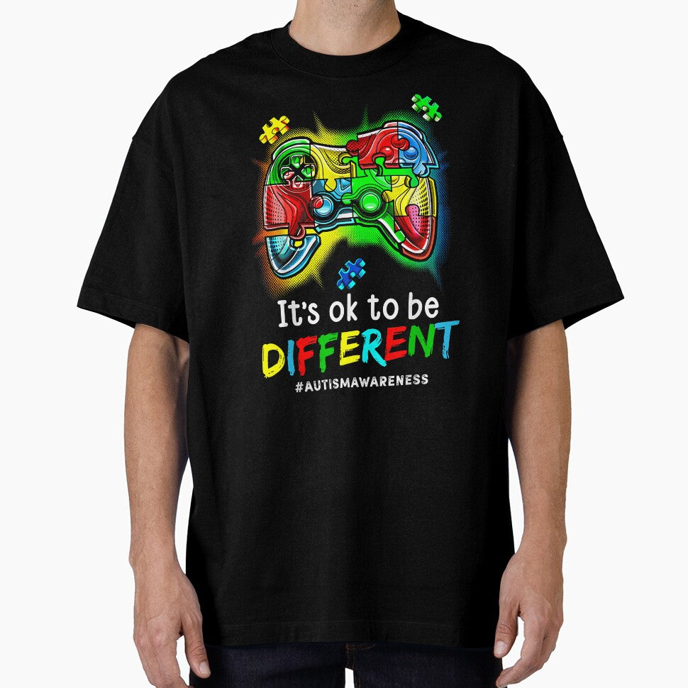 Autism Awareness Men Kids Boys Autism Video Game Month T Shi by troimuagio2022