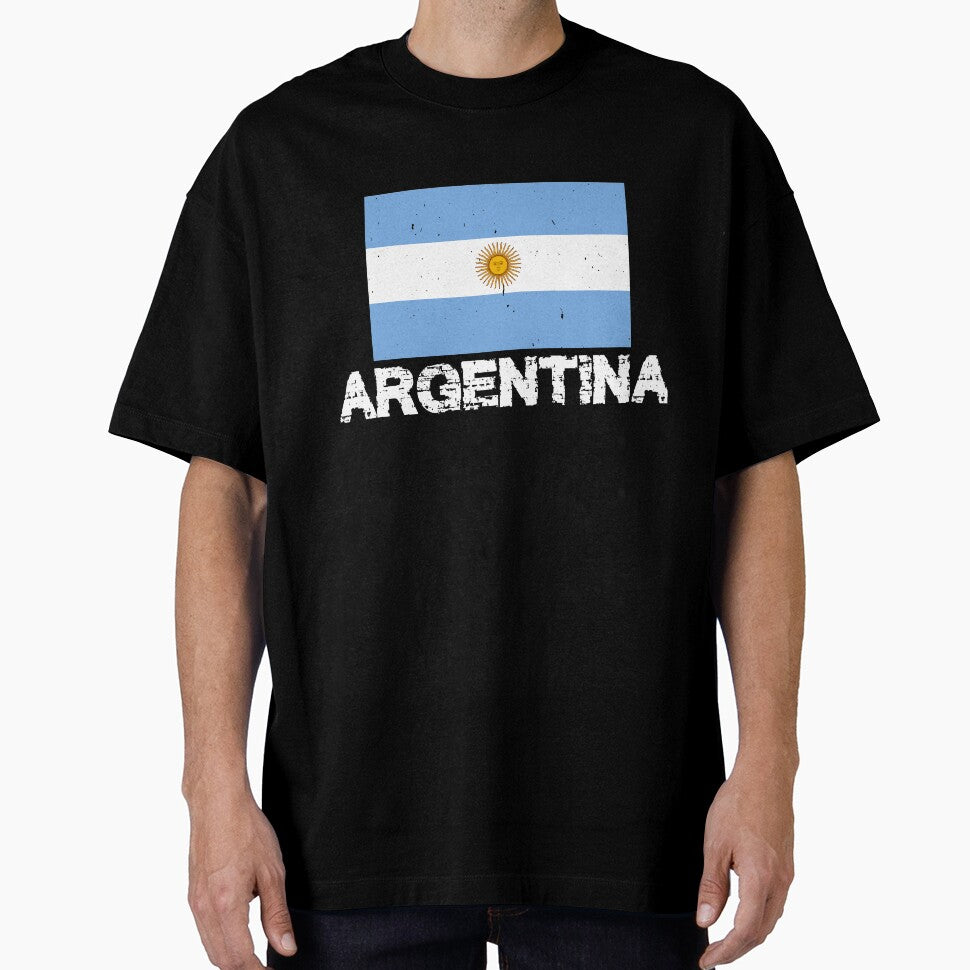 Argentina Flag T-Shirt for Men and Women by AllStarMerch