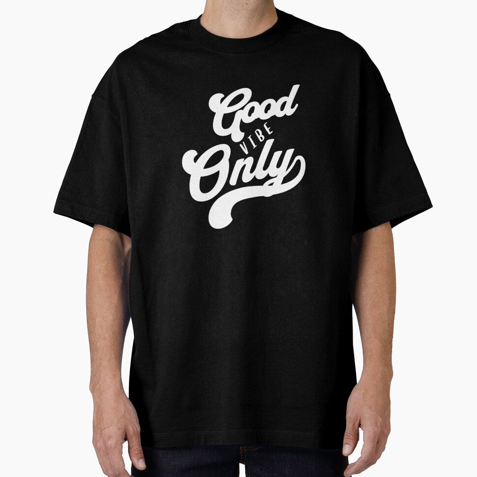 Good Vibes Only – Retro Typography Positive Quote by WojcikDesigners