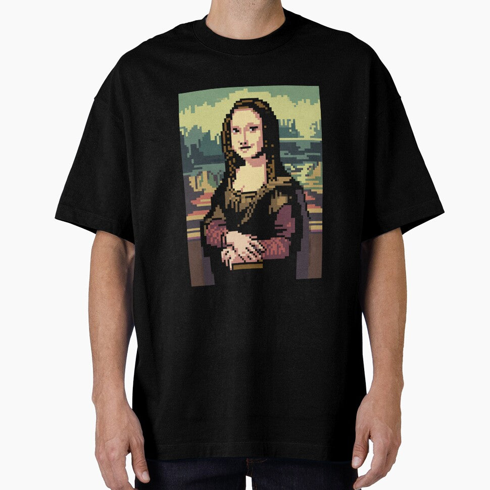 Pixel Art Mona Lisa by Enea Kelo