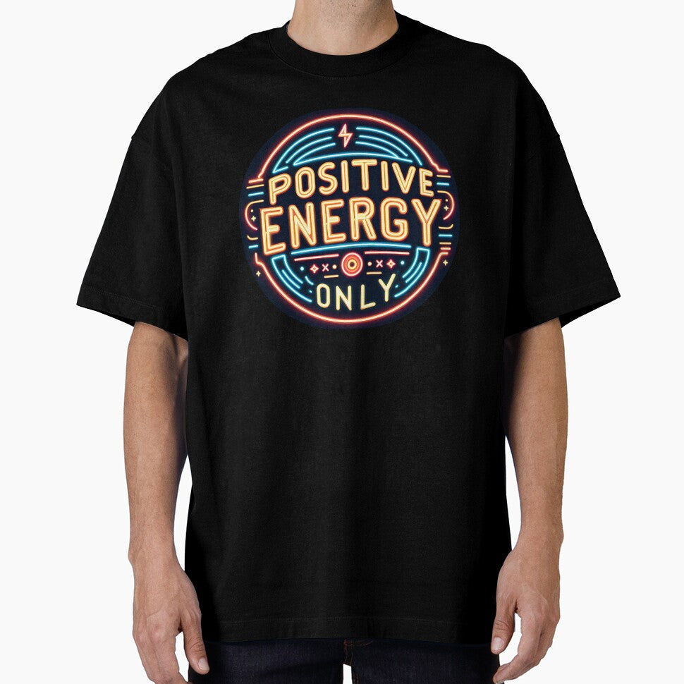 Positive energy only, typography by maxmaj