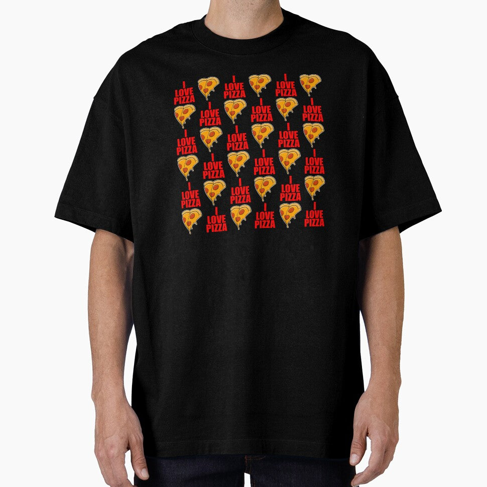 I Love Pizza - Funny Pizza Pattern Design by Cameronckjc