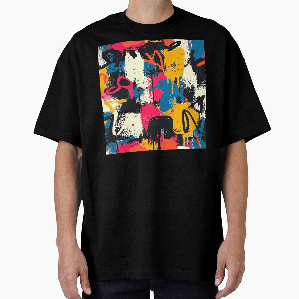 Grunge Urban Street Art Colorful Abstract Designs Mural by DEC02