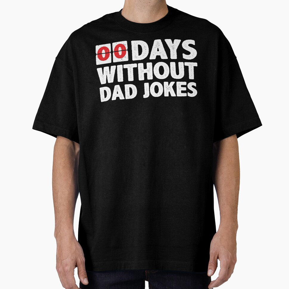 00 Zero Days Without A Bad Dad Joke Funny Humor Quote Gift for Daddy Fathers Day by alenaz