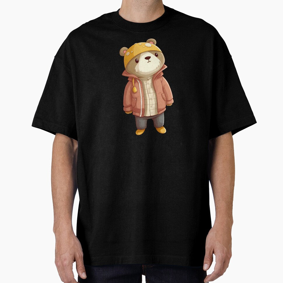 A cute teddy bear wearing street fashion by AestheticsArt81