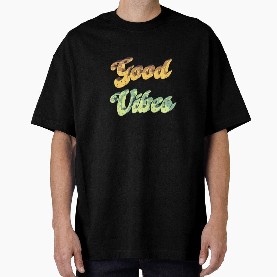 'Good Vibes' retro typography for positive energy by trepiu