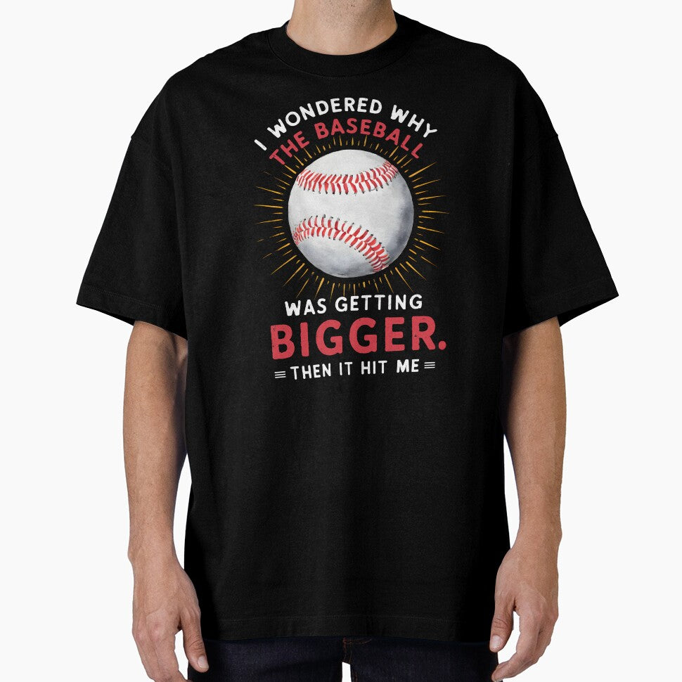 Baseball Dad Joke In Bold White Red Letters by ILOVEART247