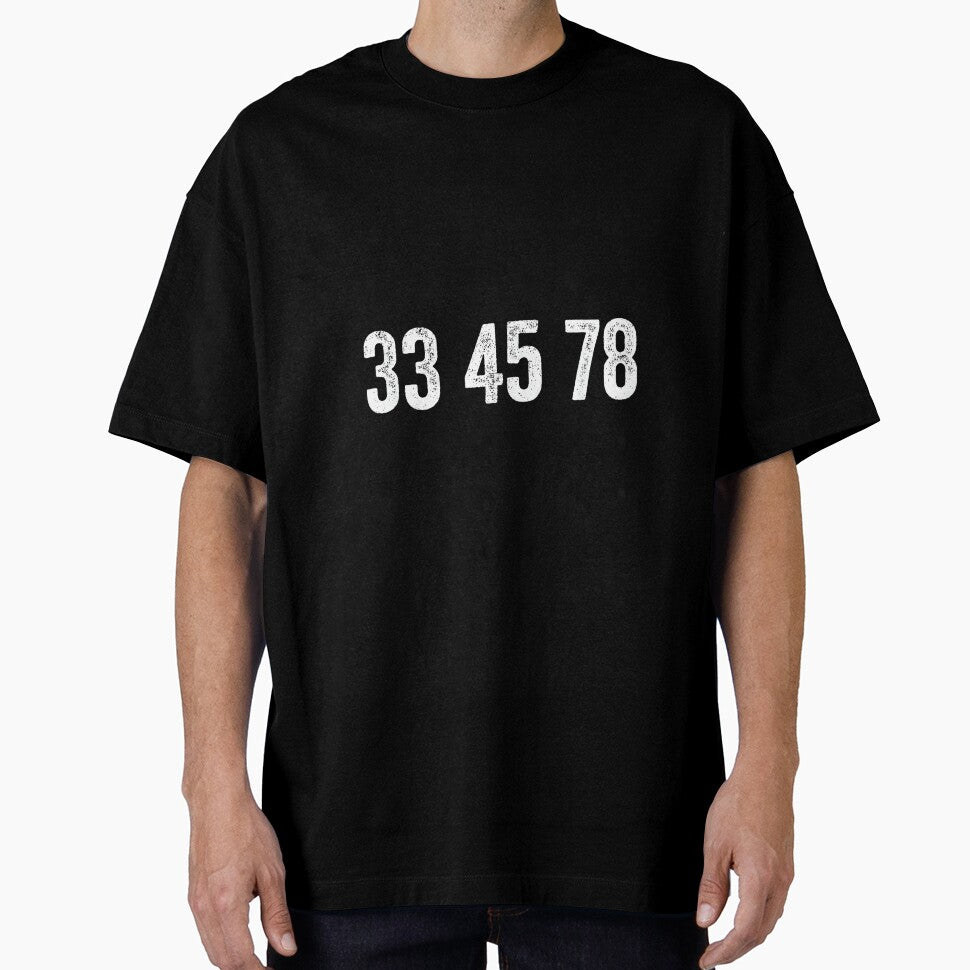Vinyl Records and Vinyl Collector Gifts Co. 33 45 78 RPM Vinyl Lover Unisex-Adults, Unisex-Kids Black Small Solid Crew Neck Short Sleeve by AlanYYoder