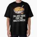 Just Here For Mac And Cheese Funny Foodie by RosaliaAmber