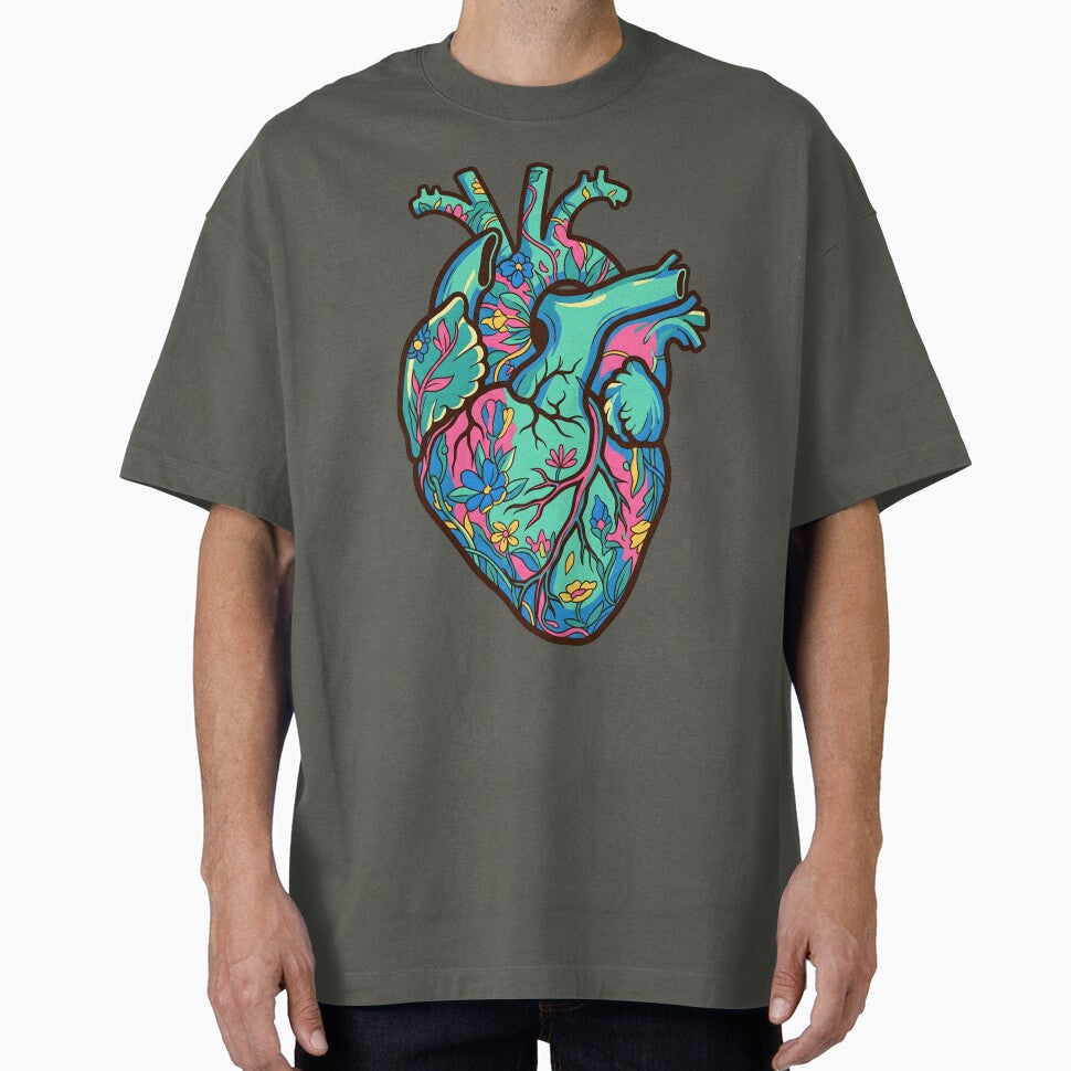 Floral Anatomical Heart by AwesomeBeyondLimits