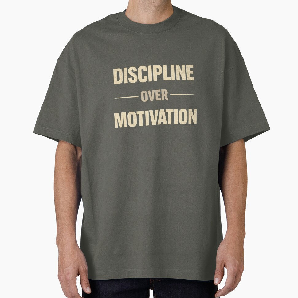 Discipline Over Motivation Gym Workout Shirt by Drip5