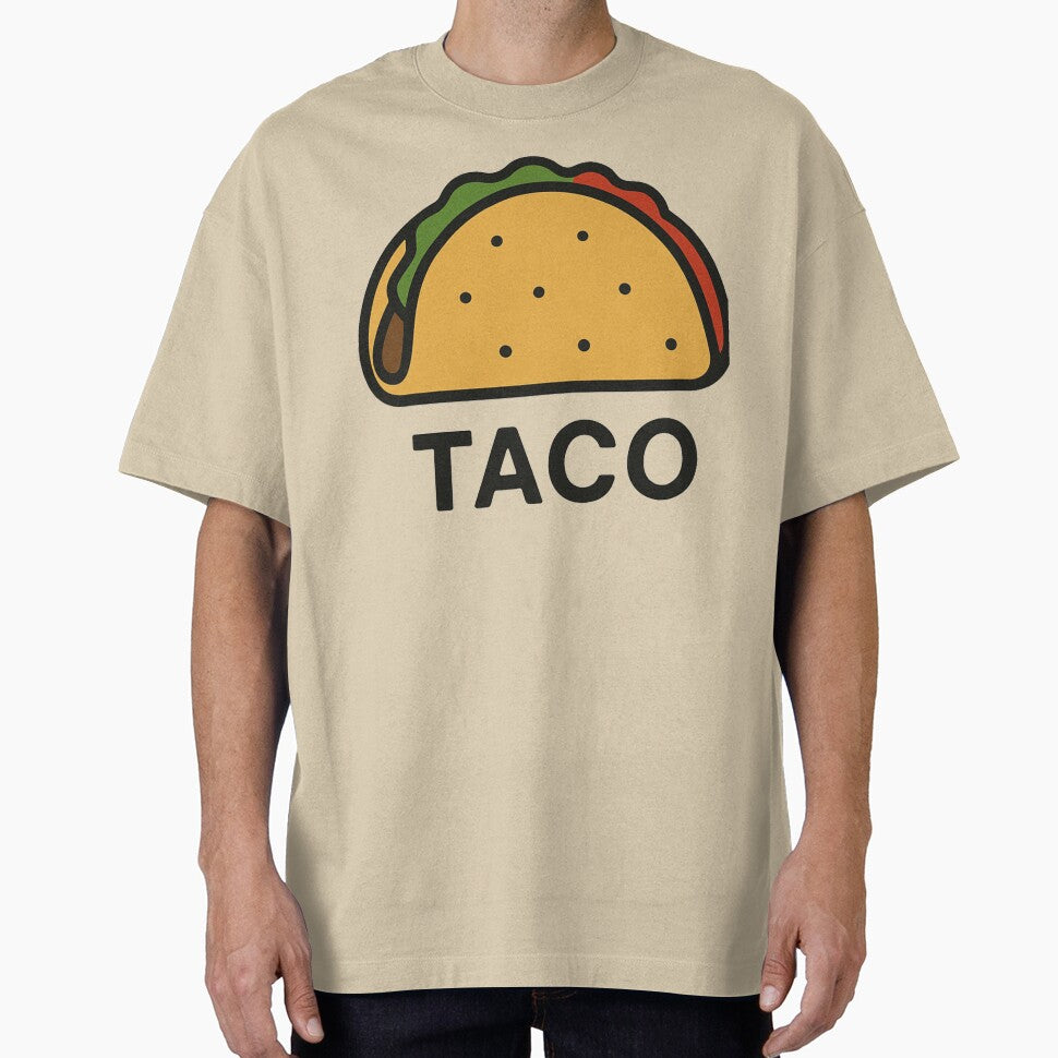 Minimal Taco Line Art | Funny Cute Taco Shirt by Dokak Shop