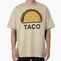 Minimal Taco Line Art | Funny Cute Taco Shirt by Dokak Shop