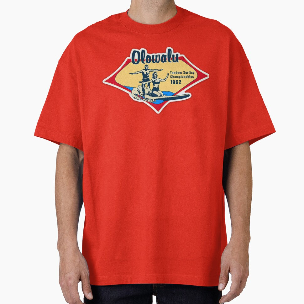 Vintage retro Hawaiian Surfing Championship 1962 - Olowalu by Kludoman
