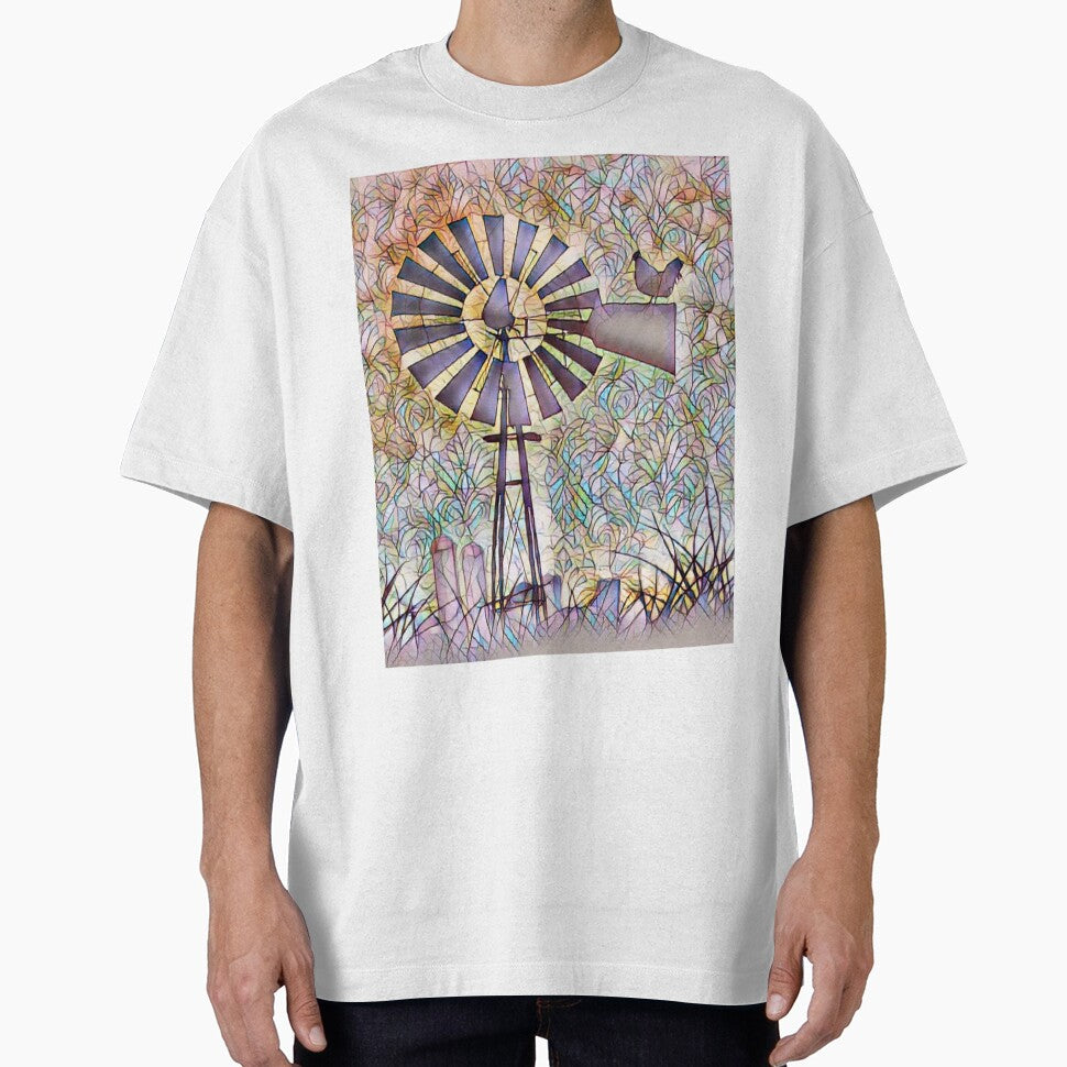 Art Nouveau style Farm Windmill by CattlettArt