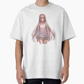 Pastel Anime Girl Aesthetic Hoodie Waifu – Soft Kawaii Minimal Art by AnimDream