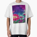 Soft Floral Starry Sky Watercolor No 5 by StephanieBrock