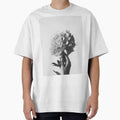 Black and white flower print by Anamika Mehta